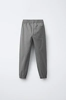 PANTALON DE JOGGING EN POPELINE