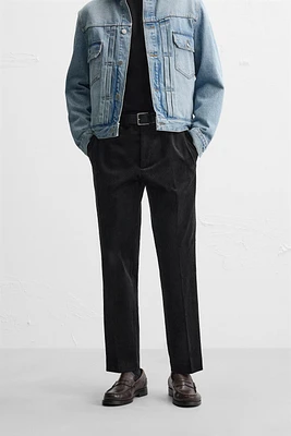 CORDUROY SLIM FIT PANTS