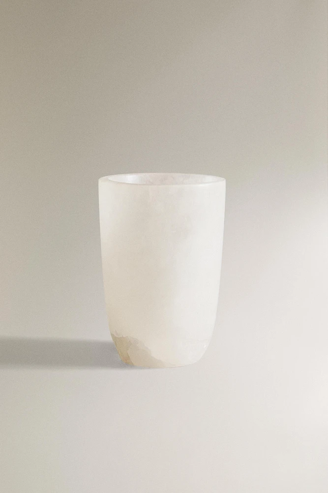 ALABASTER TOOTHBRUSH GLASS