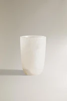 ALABASTER TOOTHBRUSH GLASS