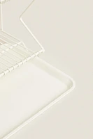 METAL DISH RACK WITH TRAY