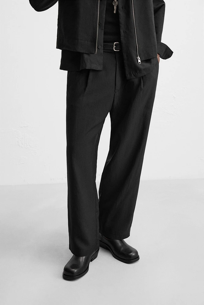 LYOCELL BLEND PANTS