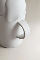 VERRE PAILLE ENFANT ÉLÉPHANT