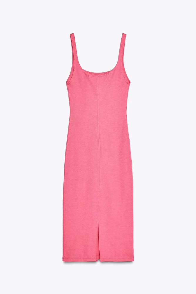 FITTED MIDI DRESS
