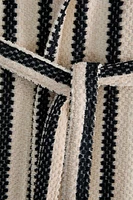 PEIGNOIR JACQUARD GÉOMÉTRIQUE