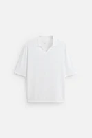 POLO EN MAILLE 100 % CHANVRE
