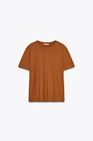 T-SHIRT BASIQUE EN COTON