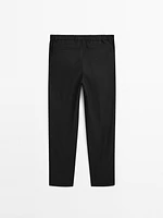 100% cotton jogger fit trousers