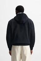 HOODED SWEATSHIRT WITH ZIP