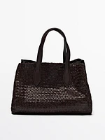 Sac demi-satin tressé nappa