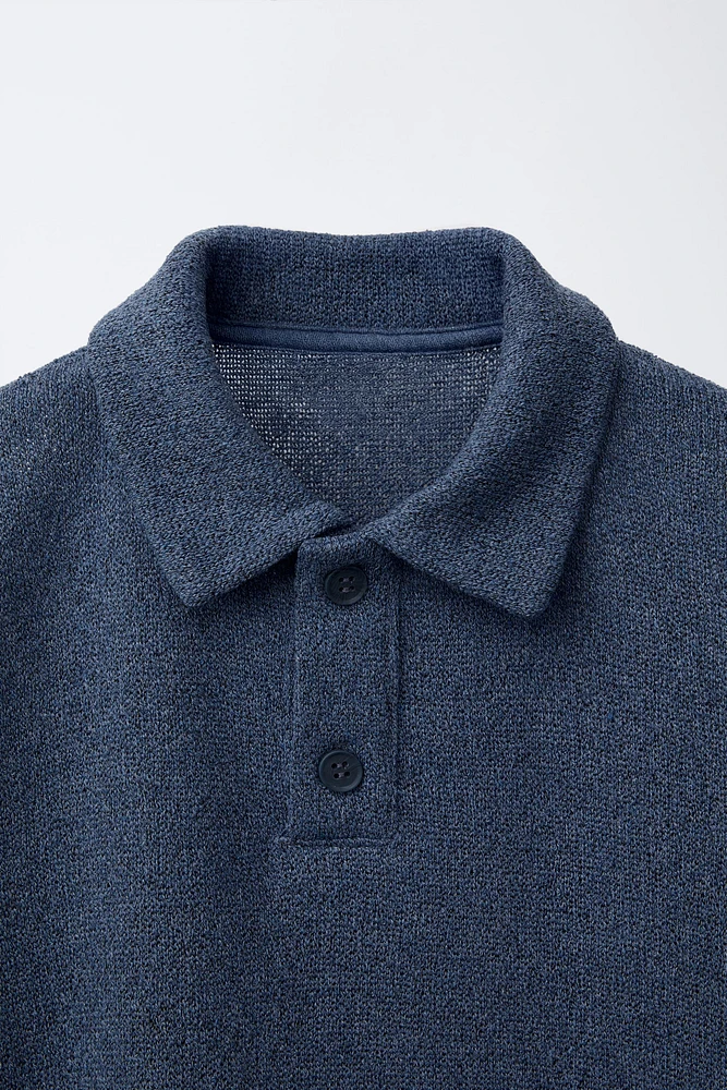 POLO EN MAILLE UNIE