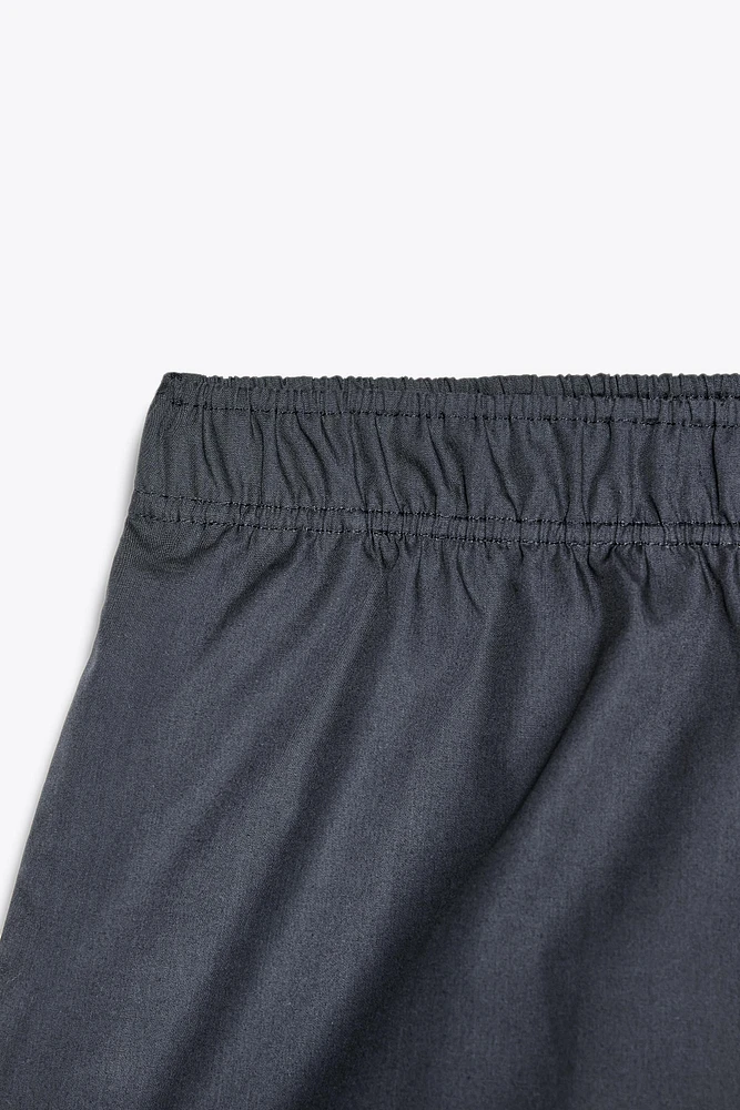 SHORT EN POPELINE