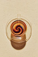 TASSE SOUCOUPE BOROSILICATE SPIRALE