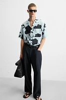 PANTALON COUPE DÉCONTRACTÉE À PLIS