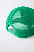 EMBROIDERED TRUCKER HAT