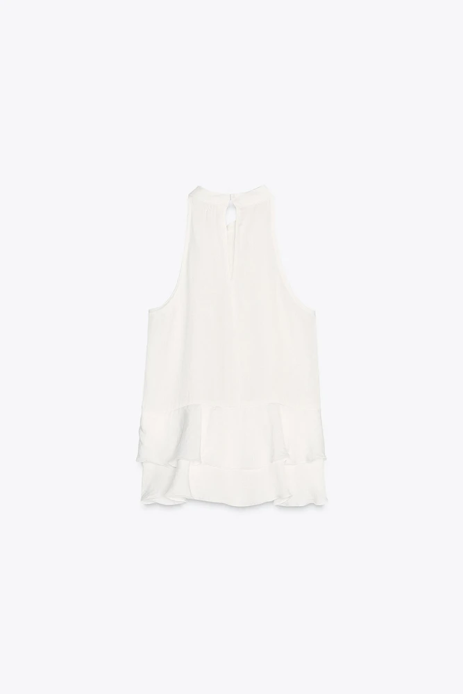 TOP HALTER VOLANTS