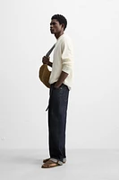 RELAXED FIT TEXTURED SWEATER