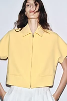 ZW COLLECTION CROPPED JACKET