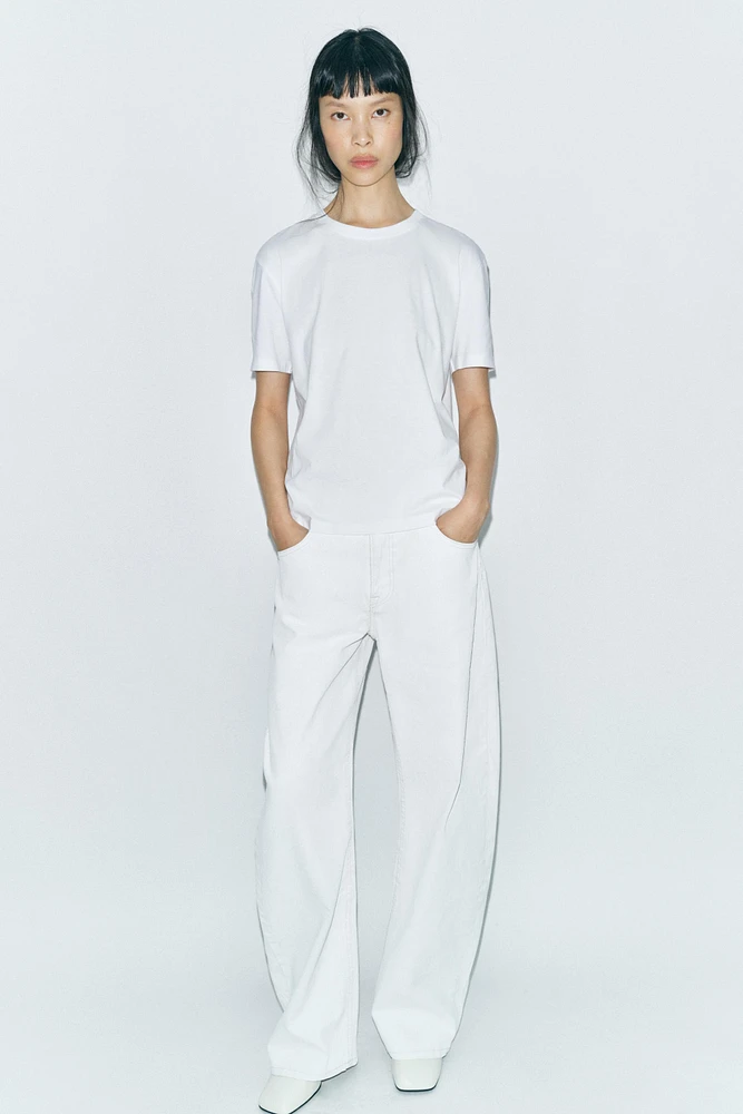 T-SHIRT BASIQUE EN COTON