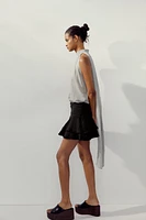 RUFFLE SKORT