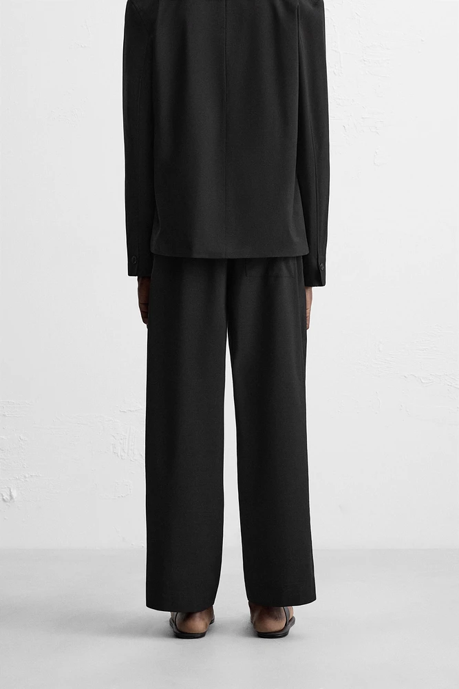 REGULAR FIT SUIT PANTS