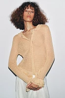 CROCHET KNIT CARDIGAN
