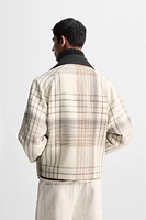 TRENCH CROPPED FIT À CARREAUX ÉDITION LIMITÉE