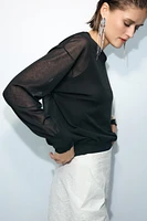 EXTRA-FINE KNIT TOP