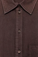 CHEMISE EN POPELINE À POCHE ZW COLLECTION