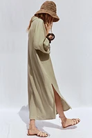 LINEN SHIRT DRESS