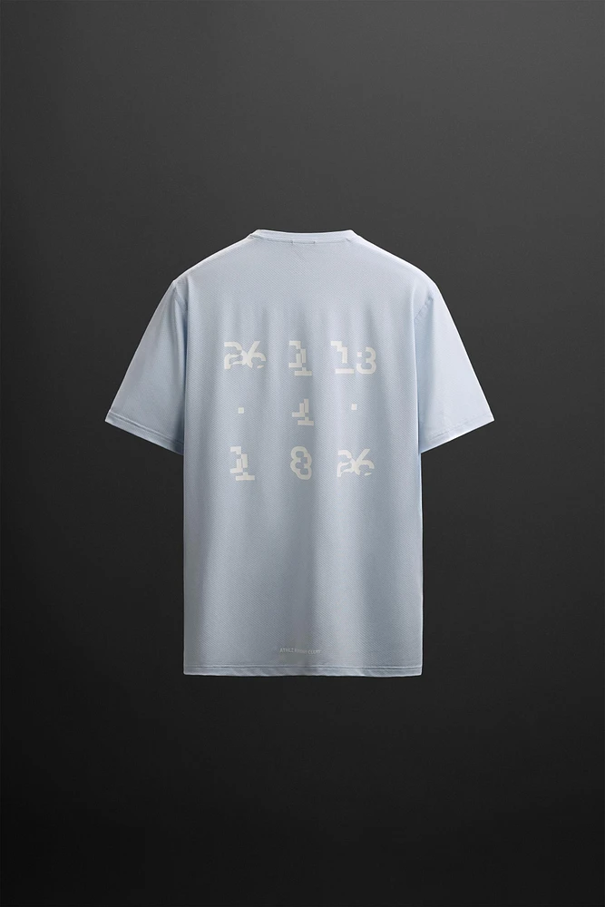 T-SHIRT PERFORÉ IMPRIMÉ