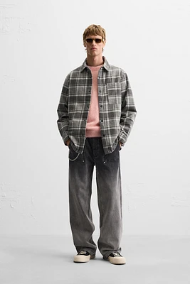 CHECKERED QUILTED OVERSHIRT