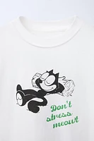 T-SHIRT IMPRIMÉ FÉLIX THE CAT © DREAMWORKS ANIMATION