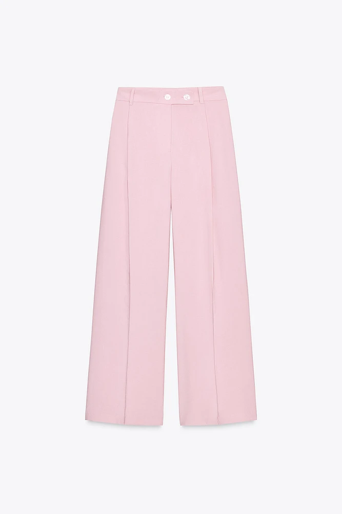 PANTALON LARGE À PINCES