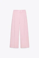 PANTALON LARGE À PINCES
