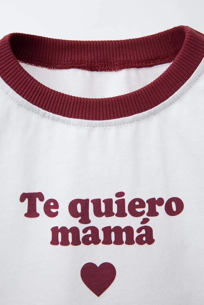TEXT PRINT T-SHIRT