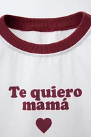 TEXT PRINT T-SHIRT