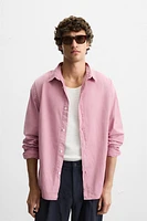 CHEMISE DÉLAVÉE EN COTON