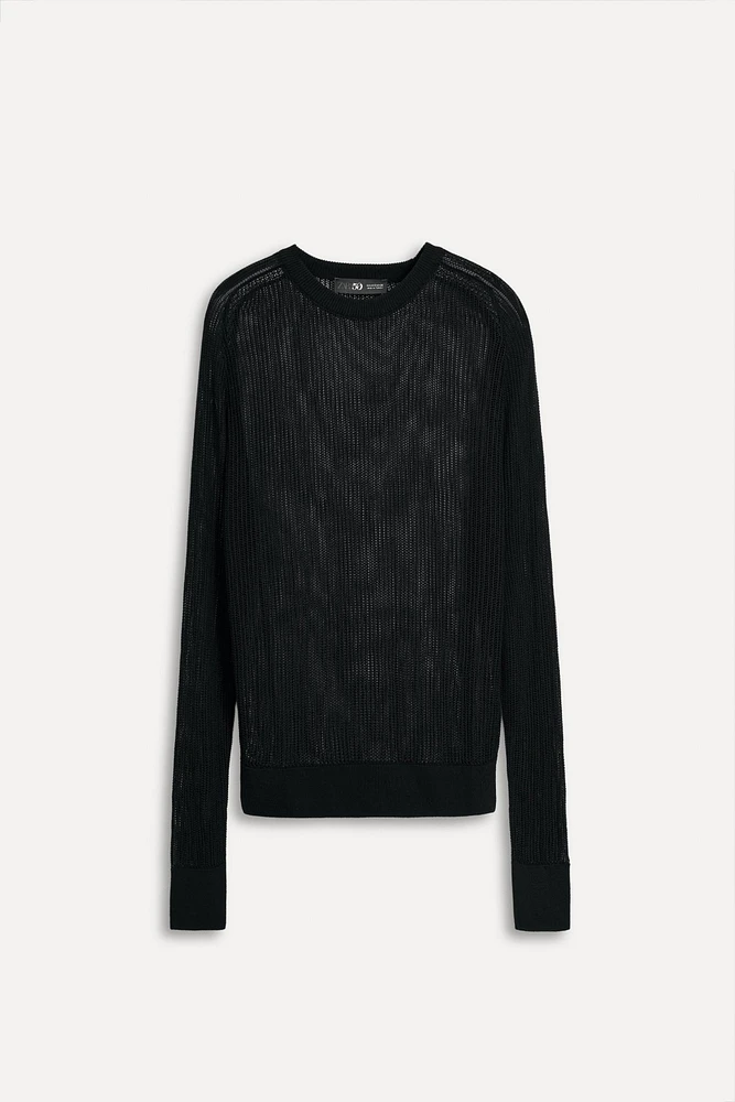 PULL EN MAILLE OUVERTE 50E ANNIVERSAIRE