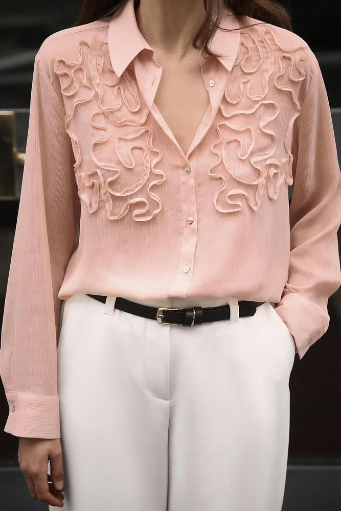 EMBOSSED FRONT SHIRT