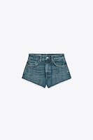 TRF MID-RISE MINI DENIM SHORTS