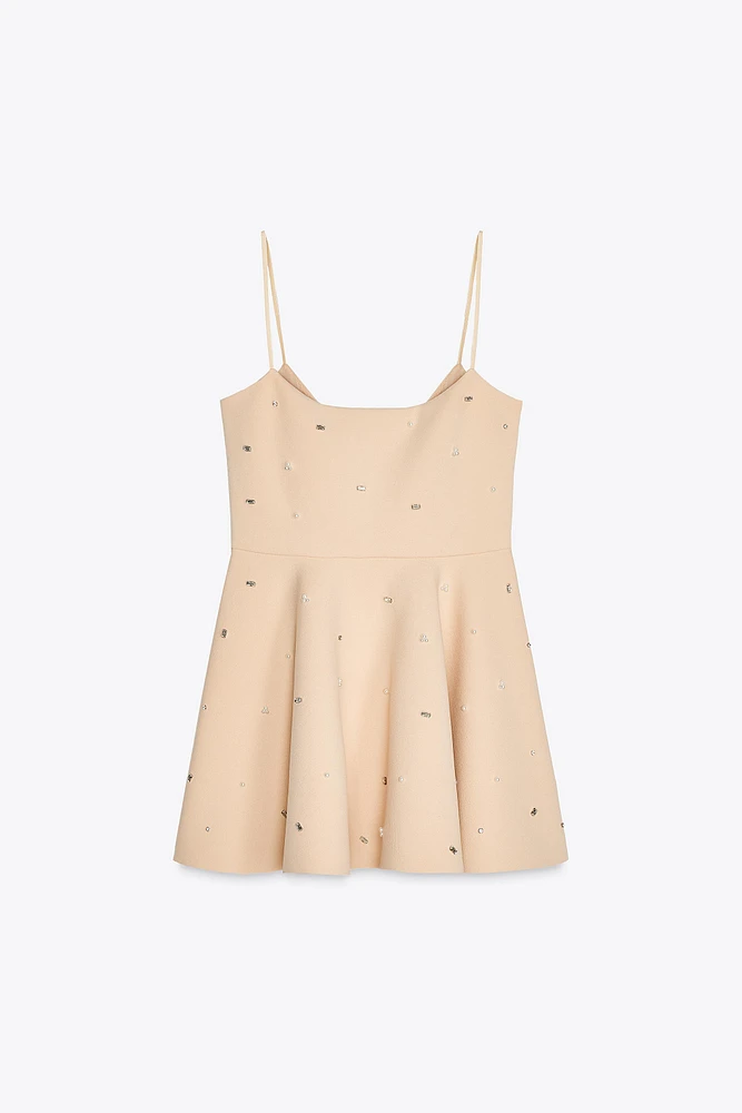 JEWEL VOLUME SHORT DRESS