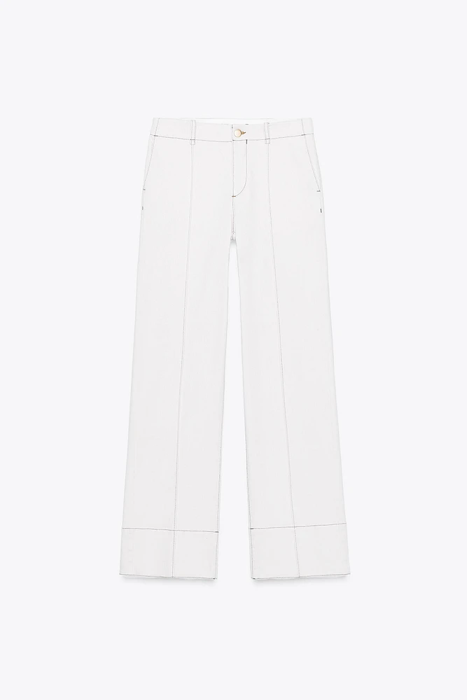 PANTALON BOOTCUT SURPIQÛRES