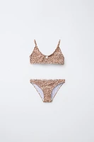 6-14 ANS/ BIKINI ANIMAL PRINT CUT OUT