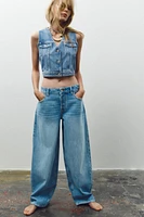 Z1975 CROPPED DENIM VEST