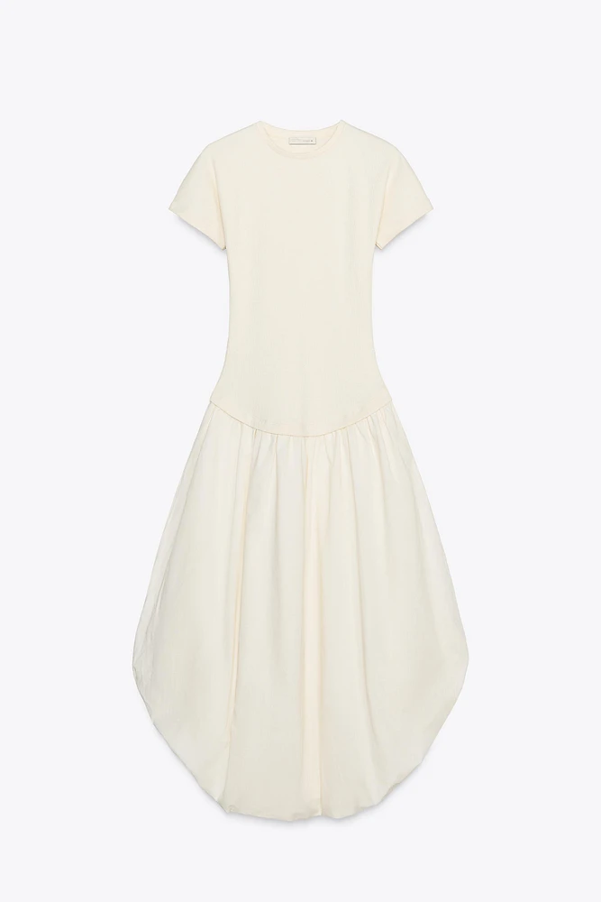 BALLOON COMBINATION DRESS