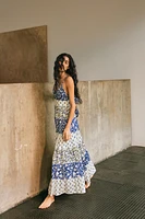 ROBE À PANNEAUX IMPRIMÉ PATCHWORK