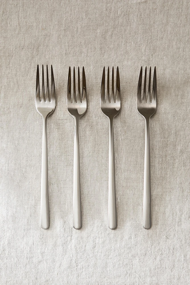 LOT TENEDORES ACERO BRILLO (LOT DE 4)