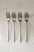 SET OF SHINY STEEL FORKS (SET OF 4)