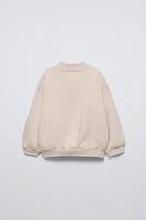 MOCK NECK SWEATSHIRT